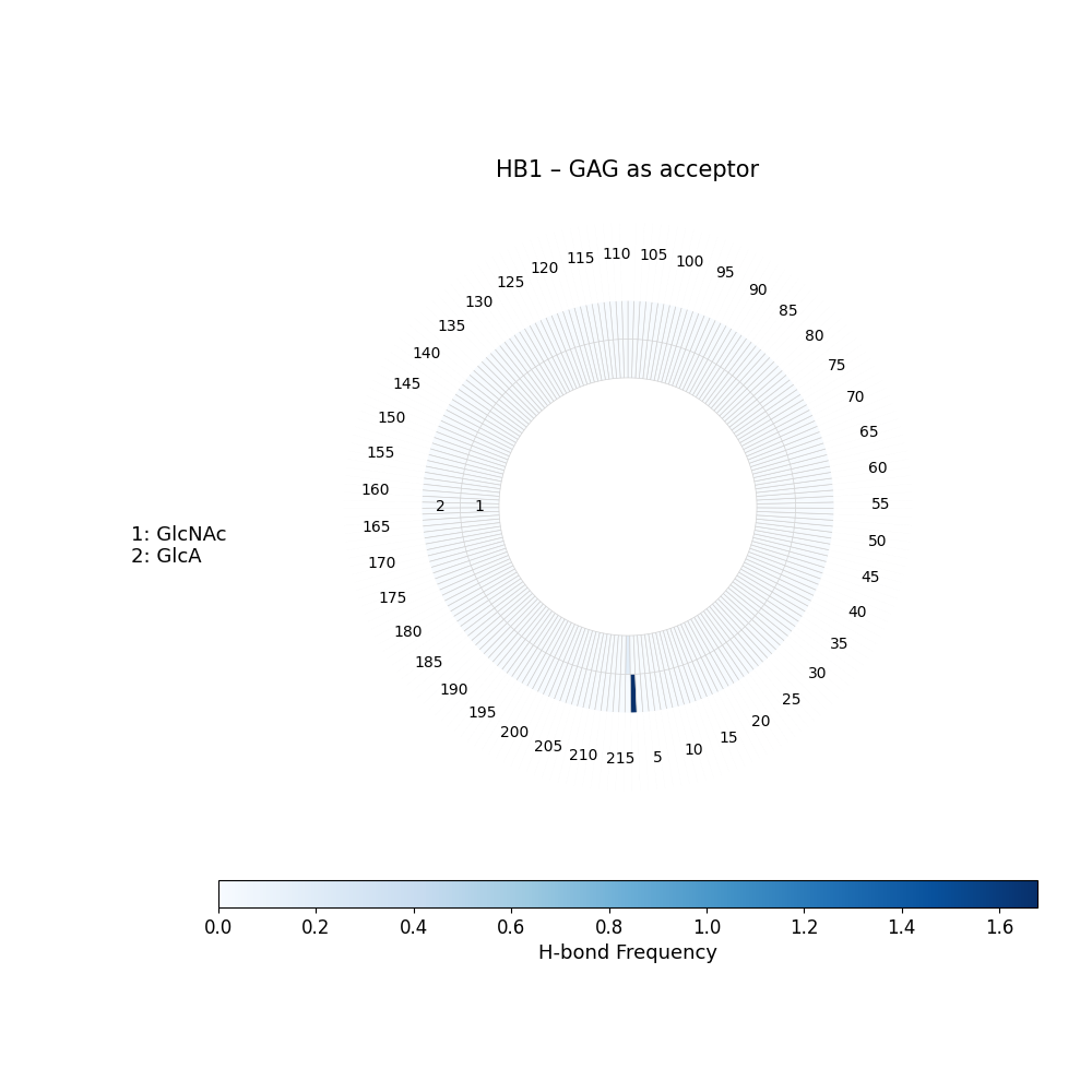 H-Bonds GAG as Donor Plot