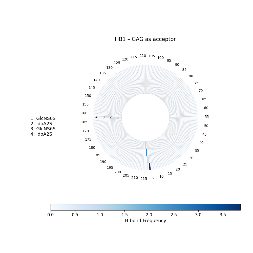 H-Bonds GAG as Donor Plot