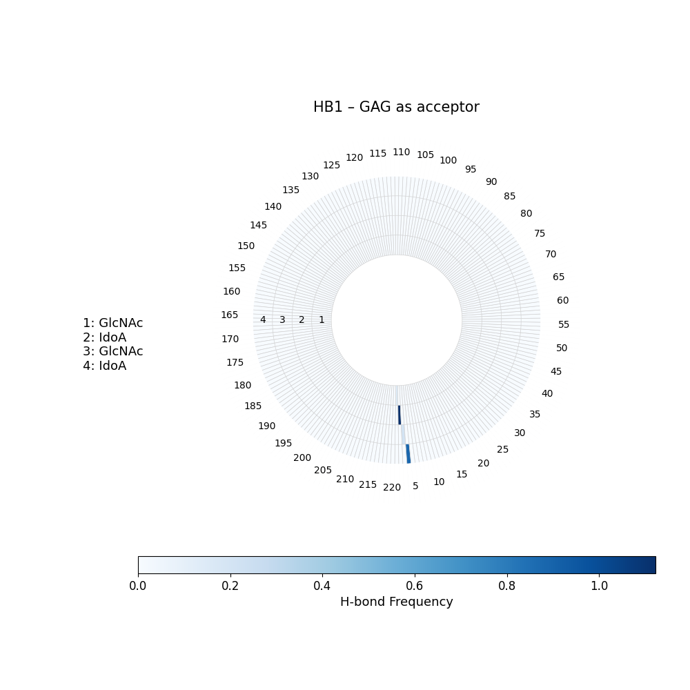H-Bonds GAG as Donor Plot