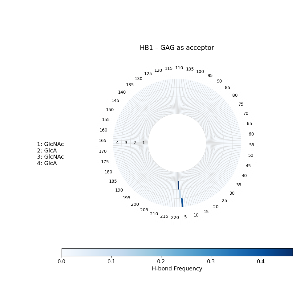 H-Bonds GAG as Donor Plot