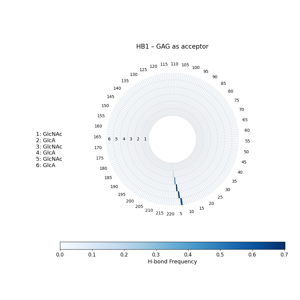 H-Bonds GAG as Donor Plot