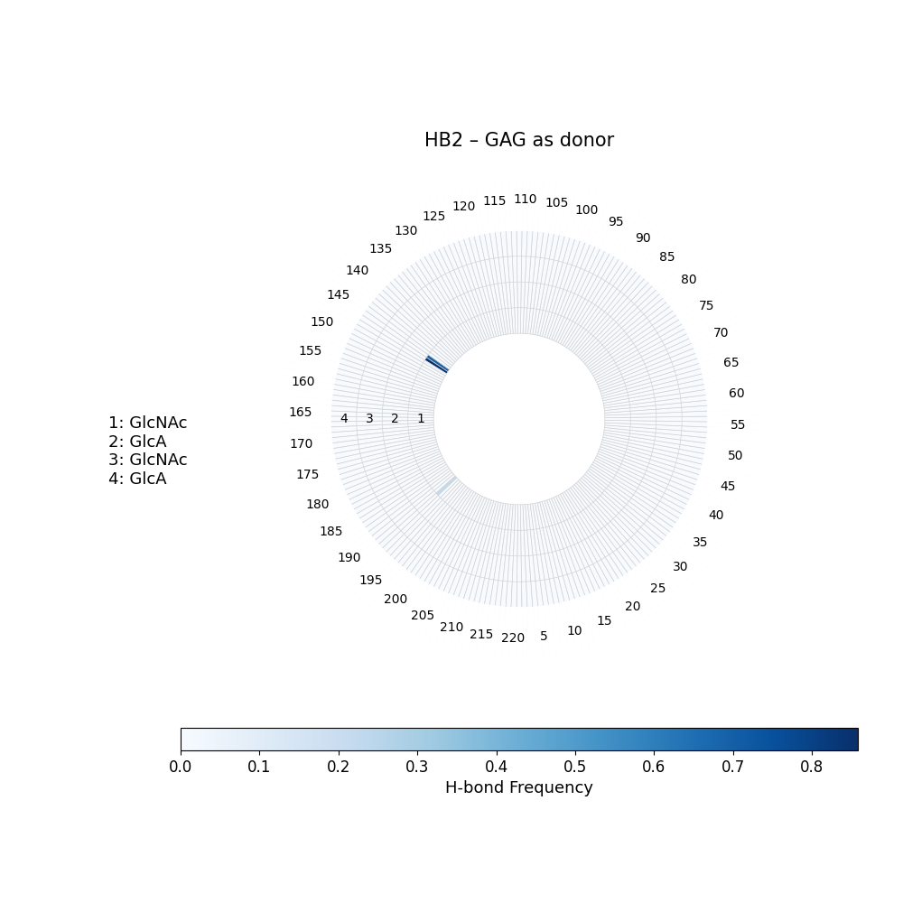 H-Bonds GAG as Acceptor Plot